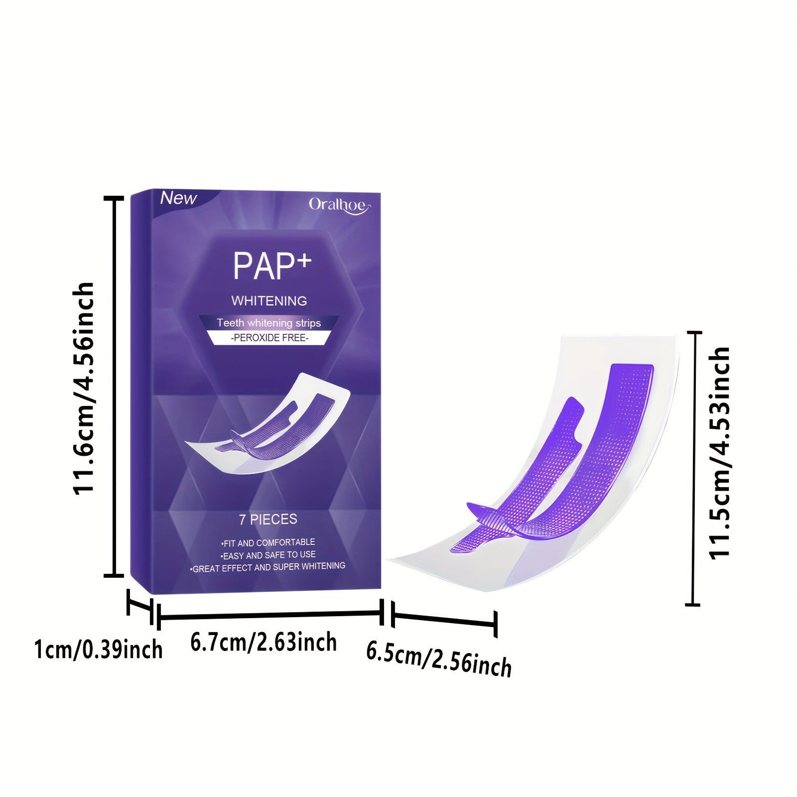 Whitening Teeth Strips Purple Teeth Strips